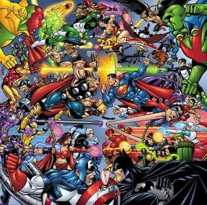 Os 50 maiores personagens da Marvel e DC!